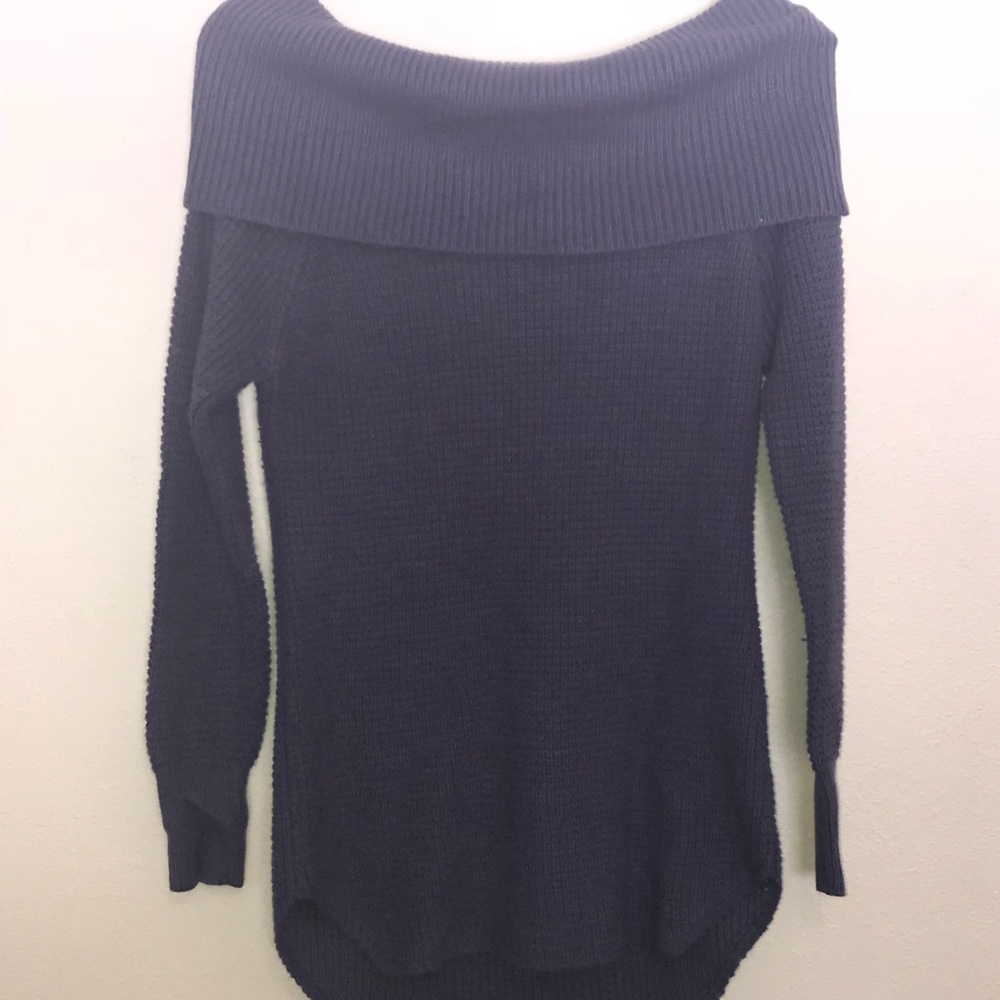 Women’s off the shoulder lavender sweater